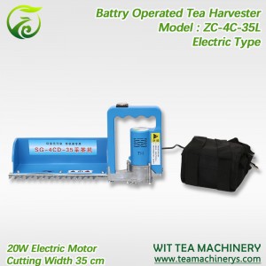 Battery Operated Mini Tea Leaf Harvester Machine ZC-4CD-35L