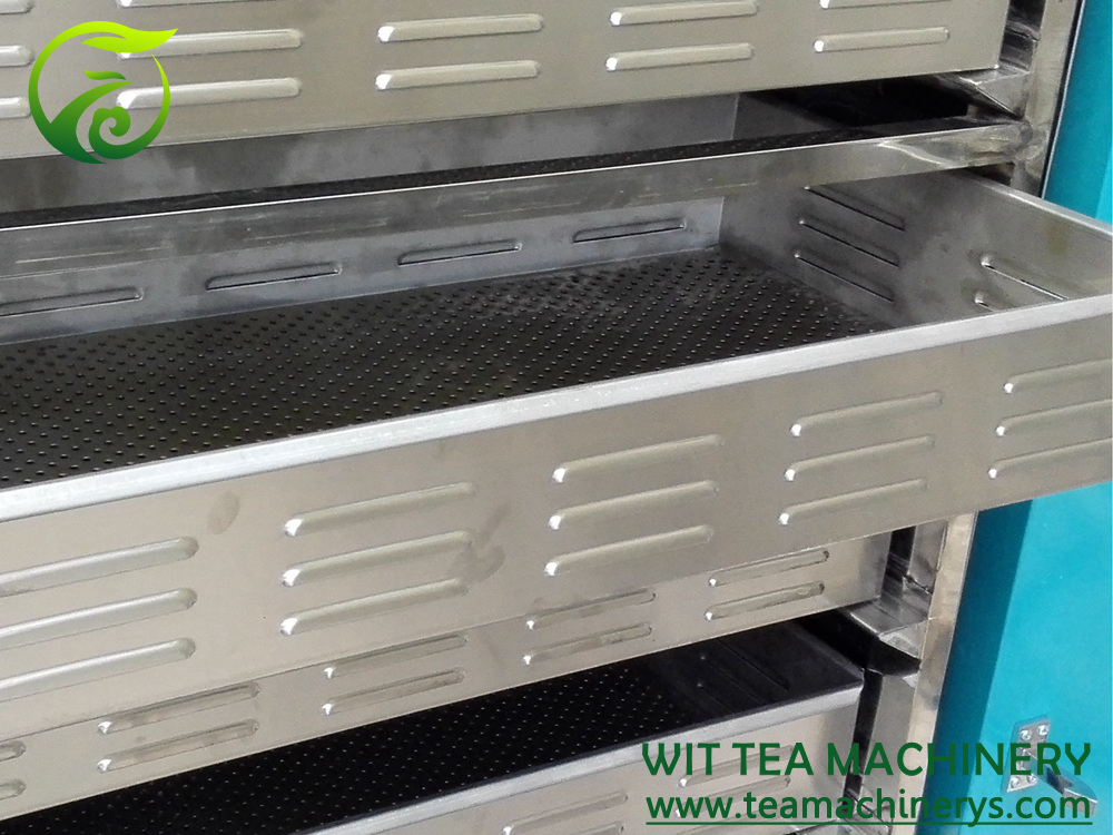 ZC-6CFJ-30 small black tea fermentation machine with 5 pcs trays, capacity about 70 kg/time, Intelligent regulation of temperature and humidity, inside stainless steel