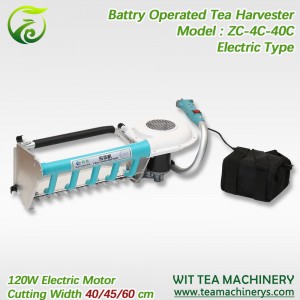 ZC-4CD-40C use blower type tea plucker rack, cutting width 40cm, 45cm and 60cm, same with kawasaki type.